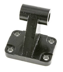 Gaffel Mannelijk Haaks 80 mm ISO 15552 ISO 21287 Gepolijst staal