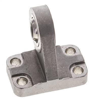 Gaffel Mannelijk Haaks Bolvormig 32 mm ISO 15552 en 21287 RVS 316 (1.4401)