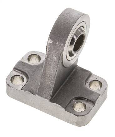 Gaffel Mannelijk Haaks Bolvormig 32 mm ISO 15552 en 21287 RVS 316 (1.4401)