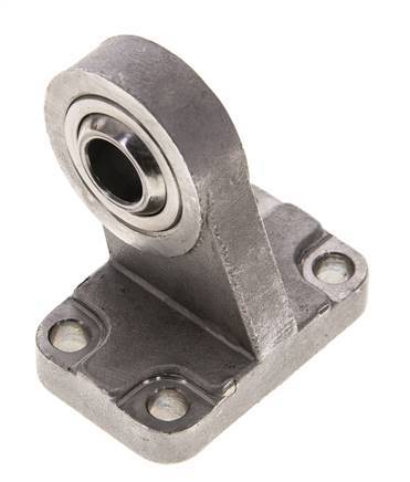Gaffel Mannelijk Haaks Bolvormig 40 mm ISO 15552 en 21287 RVS 316 (1.4401)