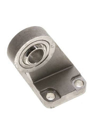 Gaffel Mannelijk Haaks Bolvormig 80 mm ISO 15552 en 21287 RVS 316 (1.4401)