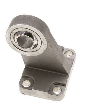 Gaffel Mannelijk Haaks Bolvormig 80 mm ISO 15552 en 21287 RVS 316 (1.4401)