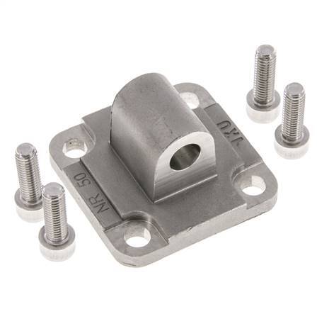 Clevis Male 50 mm ISO 15552 ISO 21287 Stainless steel 316 (1.4401)