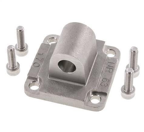 Clevis Male 63 mm ISO 15552 ISO 21287 Stainless steel 316 (1.4401)