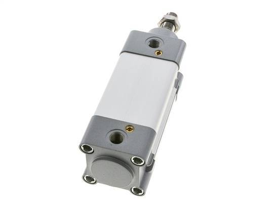 ISO 15552 Dubbelwerkende Cilinder 50-50mm - Magnetisch - Demping - RVS Stang