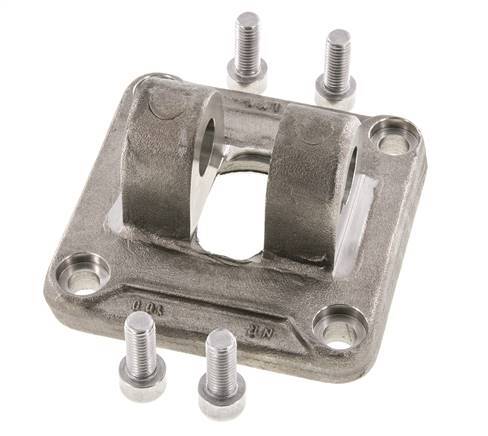 Gaffel Vrouwelijk 100 mm ISO 15552 ISO 21287 RVS 316 (1.4401)