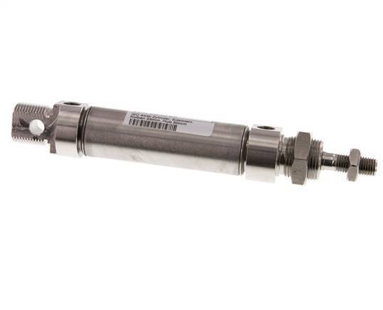 ISO 6432 ronde Dubbelwerkende Cilinder 25-50mm - magnetisch - RVS