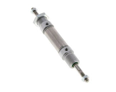ISO 6432 Ronde Dubbelwerkende Cilinder 16-10mm - Magnetisch - Buitendraad - Dubbele Zuigerstang