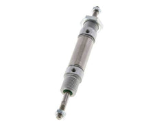 ISO 6432 Ronde Dubbelwerkende Cilinder 16-10mm - Magnetisch - Buitendraad - Dubbele Zuigerstang