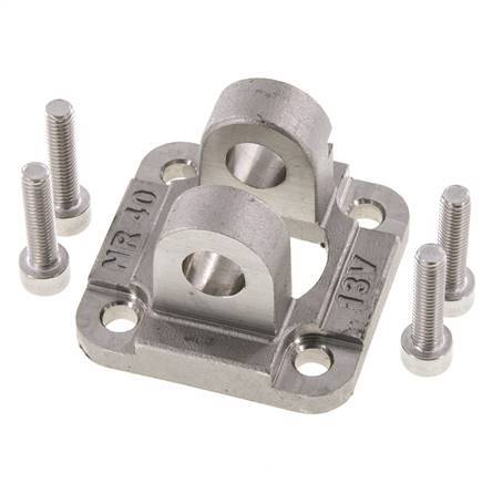 Gaffel Vrouwelijk 40 mm ISO 15552 ISO 21287 RVS 316 (1.4401)