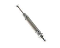 ISO 6432 Ronde Dubbelwerkende Cilinder 16-40mm - Magnetisch - Buitendraad - Dubbele Zuigerstang