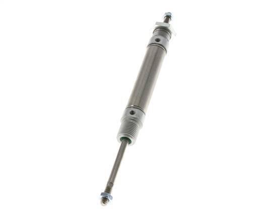 ISO 6432 Ronde Dubbelwerkende Cilinder 16-40mm - Magnetisch - Buitendraad - Dubbele Zuigerstang