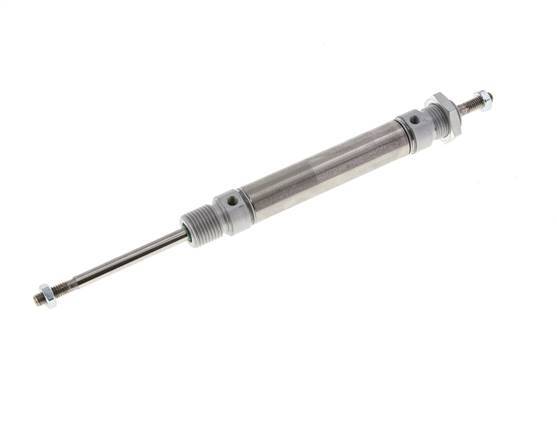ISO 6432 Ronde Dubbelwerkende Cilinder 16-50mm - Magnetisch - Buitendraad - Dubbele Zuigerstang