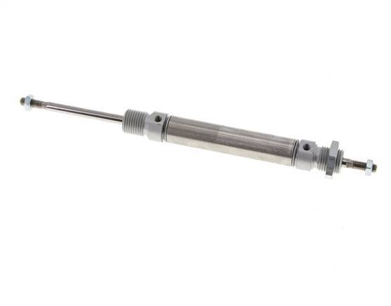 ISO 6432 Ronde Dubbelwerkende Cilinder 16-50mm - Magnetisch - Buitendraad - Dubbele Zuigerstang