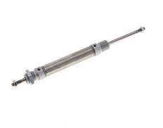 ISO 6432 Ronde Dubbelwerkende Cilinder 16-50mm - Magnetisch - Buitendraad - Dubbele Zuigerstang