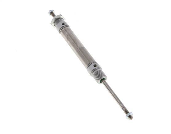 ISO 6432 Ronde Dubbelwerkende Cilinder 16-50mm - Magnetisch - Buitendraad - Dubbele Zuigerstang