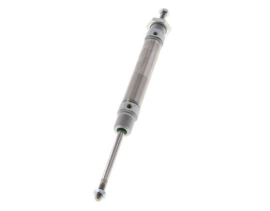 ISO 6432 Ronde Dubbelwerkende Cilinder 16-50mm - Magnetisch - Buitendraad - Dubbele Zuigerstang