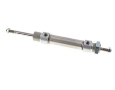 ISO 6432 Ronde Dubbelwerkende Cilinder 20-40mm - Magnetisch - Buitendraad - Dubbele Zuigerstang