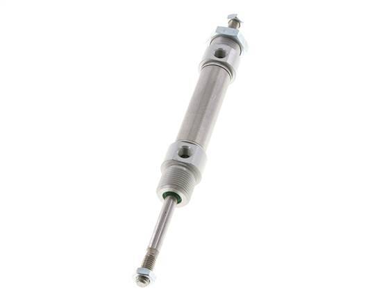 ISO 6432 Ronde Dubbelwerkende Cilinder 20-40mm - Magnetisch - Buitendraad - Dubbele Zuigerstang