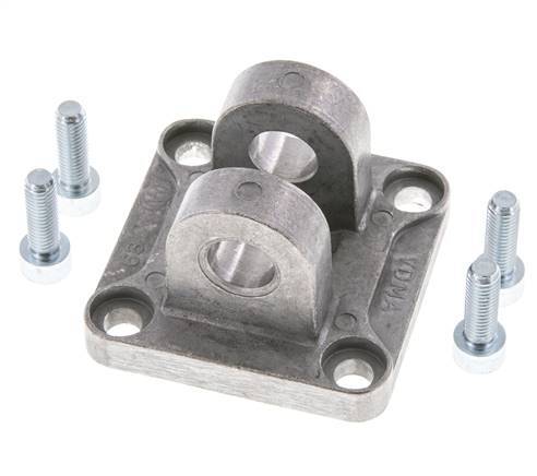 Gaffel Vrouwelijk 63 mm ISO 15552 ISO 21287 Aluminium