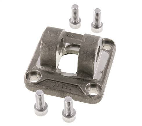 Gaffel Vrouwelijk 80 mm ISO 15552 ISO 21287 RVS 316 (1.4401)