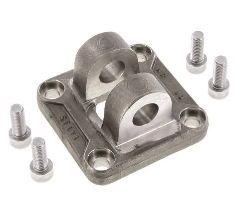 Gaffel Vrouwelijk 80 mm ISO 15552 ISO 21287 RVS 316 (1.4401)