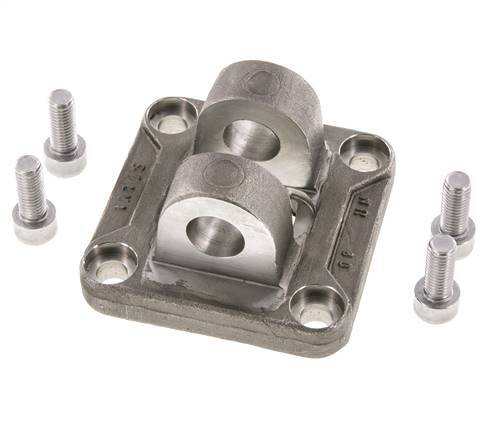 Gaffel Vrouwelijk 80 mm ISO 15552 ISO 21287 RVS 316 (1.4401)