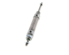 ISO 6432 Ronde Dubbelwerkende Cilinder 25-40mm - Magnetisch - Buitendraad - Dubbele Zuigerstang