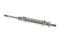 ISO 6432 Ronde Dubbelwerkende Cilinder 25-50mm - Magnetisch - Buitendraad - Dubbele Zuigerstang