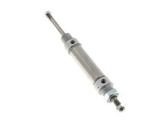 ISO 6432 Ronde Dubbelwerkende Cilinder 25-50mm - Magnetisch - Buitendraad - Dubbele Zuigerstang