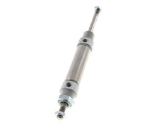 ISO 6432 Ronde Dubbelwerkende Cilinder 25-50mm - Magnetisch - Buitendraad - Dubbele Zuigerstang