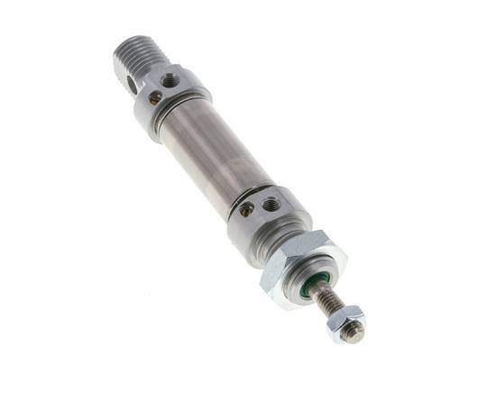 ISO 6432 Ronde Dubbelwerkende Cilinder 16-10mm - Magnetisch - Demping