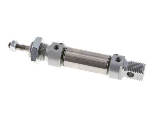 ISO 6432 Ronde Dubbelwerkende Cilinder 16-10mm - Magnetisch - Demping