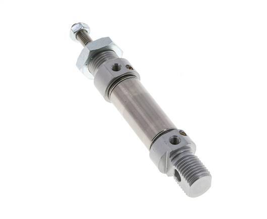 ISO 6432 Ronde Dubbelwerkende Cilinder 16-10mm - Magnetisch - Demping