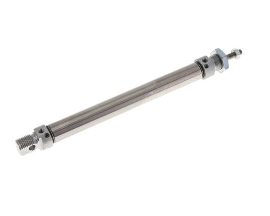 ISO 6432 Round Double Acting Cylinder 16-125mm - Magnetic - Damping