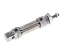 ISO 6432 Ronde Dubbelwerkende Cilinder 20-15mm - Magnetisch - Demping
