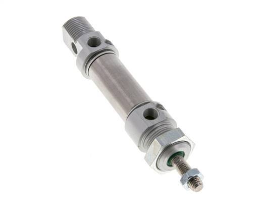 ISO 6432 Ronde Dubbelwerkende Cilinder 20-15mm - Magnetisch - Demping