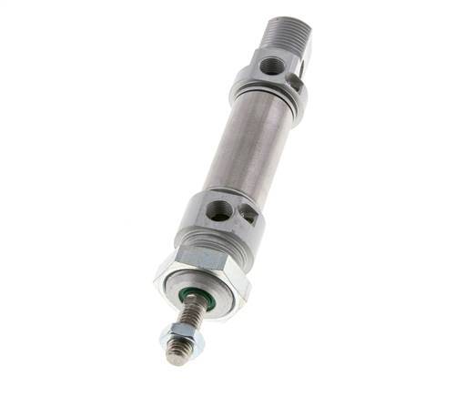 ISO 6432 Ronde Dubbelwerkende Cilinder 20-15mm - Magnetisch - Demping