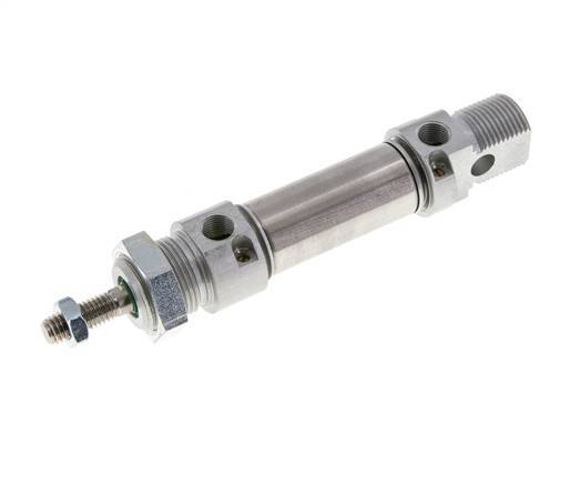 ISO 6432 Ronde Dubbelwerkende Cilinder 20-15mm - Magnetisch - Demping