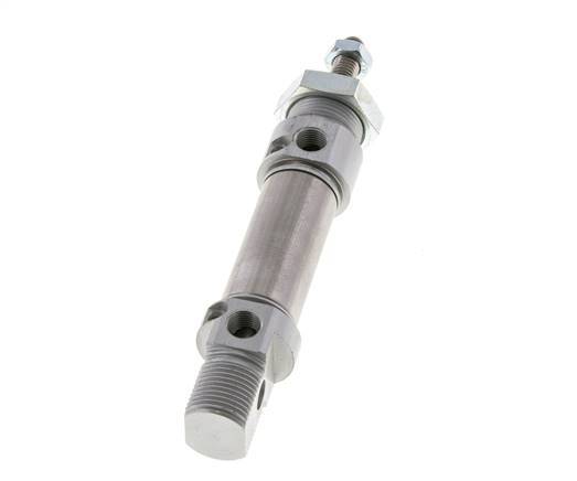 ISO 6432 Ronde Dubbelwerkende Cilinder 20-15mm - Magnetisch - Demping