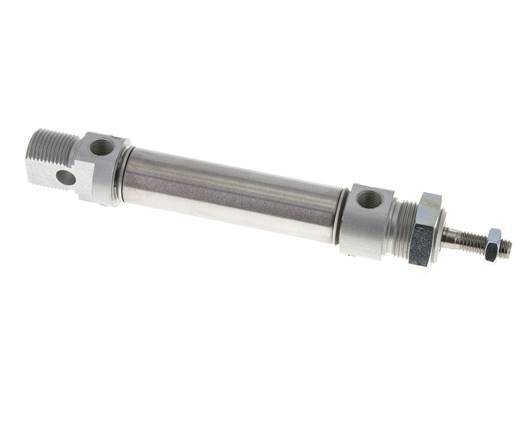 ISO 6432 Round Double Acting Cylinder 20-50mm - Magnetic - Damping