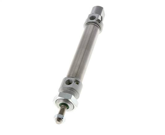 ISO 6432 Round Double Acting Cylinder 20-65mm - Magnetic - Damping