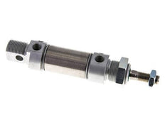 ISO 6432 Round Double Acting Cylinder 25-10mm - Magnetic - Damping