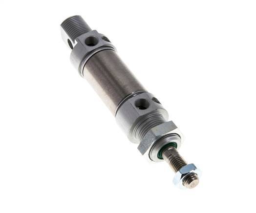 ISO 6432 Ronde Dubbelwerkende Cilinder 25-10mm - Magnetisch - Demping