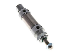 ISO 6432 Ronde Dubbelwerkende Cilinder 25-10mm - Magnetisch - Demping