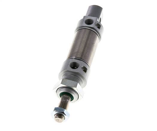 ISO 6432 Ronde Dubbelwerkende Cilinder 25-10mm - Magnetisch - Demping