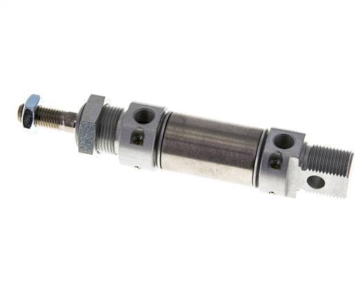 ISO 6432 Ronde Dubbelwerkende Cilinder 25-10mm - Magnetisch - Demping