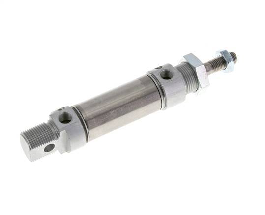 ISO 6432 Ronde Dubbelwerkende Cilinder 25-25mm - Magnetisch - Demping