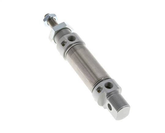 ISO 6432 Ronde Dubbelwerkende Cilinder 25-25mm - Magnetisch - Demping