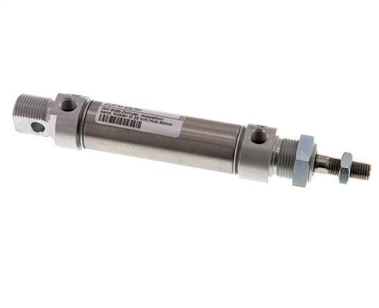 ISO 6432 Ronde Dubbelwerkende Cilinder 25-50mm - Magnetisch - Demping